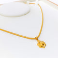 Charming 22k Gold Ganesh Pendant