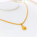 Minimalist 22k Gold Ganesh Pendant