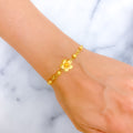 Exclusive Periwinkle 22k Gold Bracelet