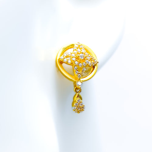 delightful-dangling-22k-gold-cz-earrings