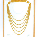 Medium 22k Gold Hollow Rope Chain - 20"