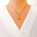 vibrant-lovely-22k-gold-cz-pendant