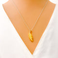 decorative-leaf-2k-gold-cz-pendant