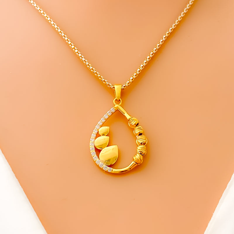 opulent-modern-22k-gold-cz-pendant