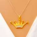 elegant-crown-22k-gold-cz-pendant