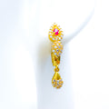 twinkling-trendy-22k-gold-cz-earrings