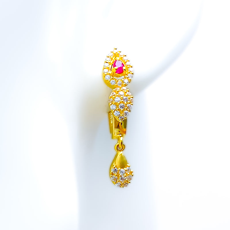 twinkling-trendy-22k-gold-cz-earrings