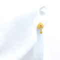 bespoke-shimmering-22k-gold-cz-earrings