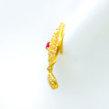bespoke-shimmering-22k-gold-cz-earrings