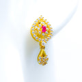 versatile-glamorous-22k-gold-cz-earrings