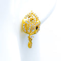 charming-polished-22k-gold-cz-earrings