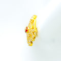 stunning-dressy-22k-gold-cz-earrings