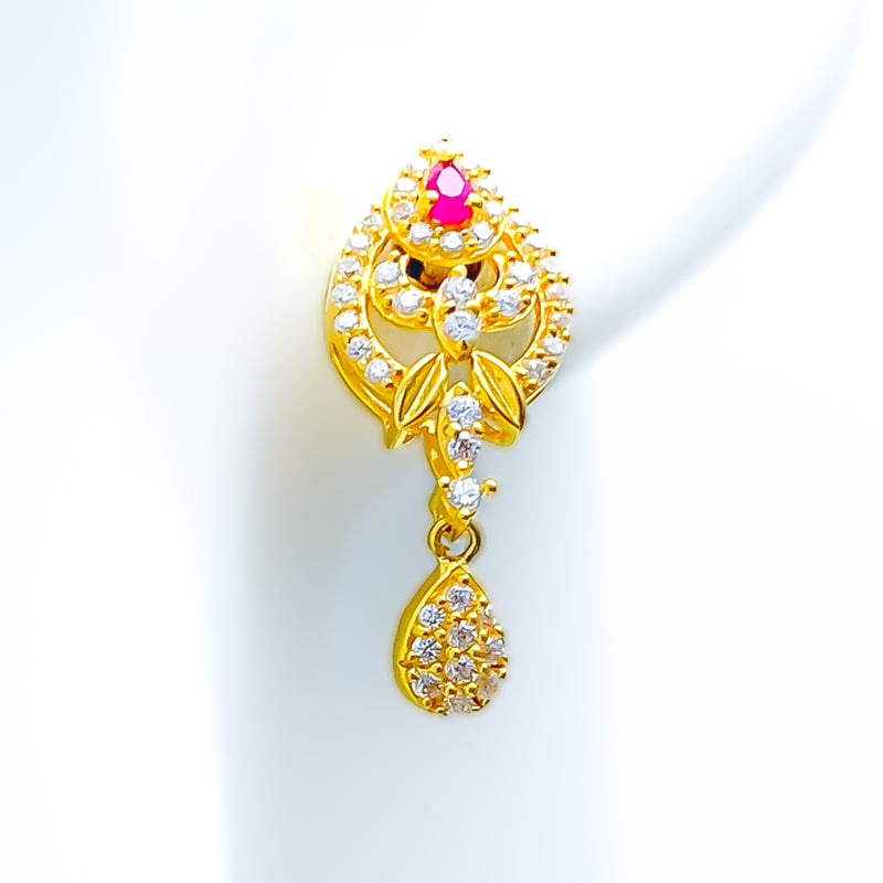 dynamic-elevated-22k-gold-cz-earrings