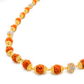 Elevated Luxurious 22k Gold Rudraksh Mala - 25"