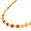 Everyday Graceful 22k Gold Rudraksh Mala - 26"