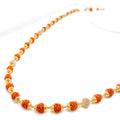 Dazzling Elegant 22k Gold Rudraksh Mala - 25"