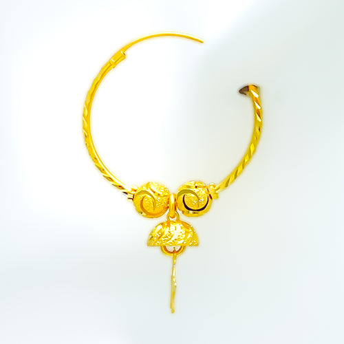 sleek-shimmering-22k-gold-hoop-earrings
