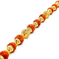 Classic Radiant 22k Gold Rudraksh Bracelet