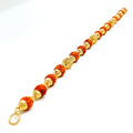 Classic Radiant 22k Gold Rudraksh Bracelet