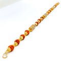 Captivating Bold 22k Gold Rudraksh Bracelet