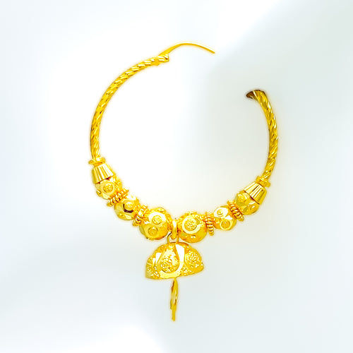 ethereal-lovely-22k-gold-hoop-earrings