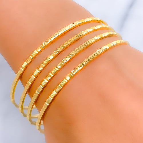 reflective-sleek-22k-gold-bangles