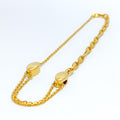 Delightful Adjustable 22K Gold Bolo Bracelet 