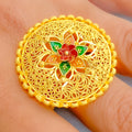 vibrant-floral-filigree-22k-gold-statement-ring