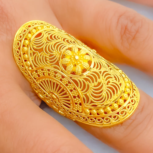 intricate-wavy-22k-gold-elongated-jali-ring
