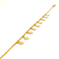 Plush Charming 22K Gold Charm Bracelet