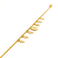 Iconic Sparkling 22K Gold Charm Bracelet