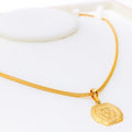 Brilliant Polished 22k Gold OM Pendant