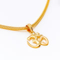 Tasteful Trendy 22k Gold OM Pendant