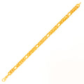 Opulent Alluring 22K Gold Bold Men's Bracelet 