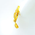 eloquent-trendy-22k-gold-cz-earrings
