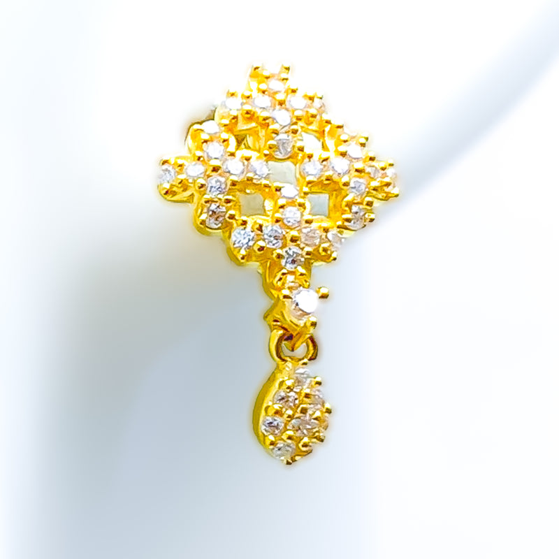 magnificent-lightweight-22k-gold-cz-earrings