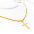 Delightful 22k Gold Cross Pendant