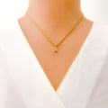 A Diamond Letter + 18k Gold Pendant 