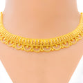 Attractive Laced 22k Gold Necklace Set