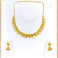 Attractive Laced 22k Gold Necklace Set