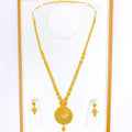 Impressive Beaded Dome 22k Gold Necklace Set 