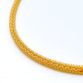 Thick Flat Square 22k Gold Bead Chain - 20"