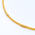 Fancy Alternating 22K Gold Fox Chain 