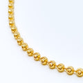 Fancy Eclectic Multi Bead 22K Gold Chain 