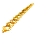 Charming Posh Hollow Link 22K Gold Bracelet 