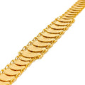refined-glamorous-21k-gold-coin-bracelet