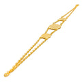 elegant-sparkling-21k-gold-coin-bracelet