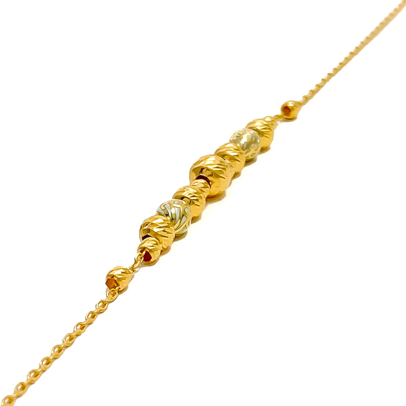 Classic Radiant 21k Gold Bracelet 