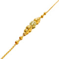 Exquisite Brilliant 21k Gold Bracelet 