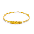 Elegant Slender 22k Gold Bangle Bracelet